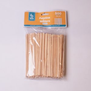 Paletinas de Madera Desechables 140 x 5 mm