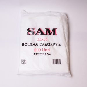 Bolsa Camiseta Reciclada SAM 35x50