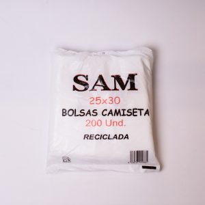 Bolsa Camiseta Reciclada SAM 25x30