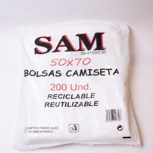 Bolsa Camiseta Reciclable SAM 50x70
