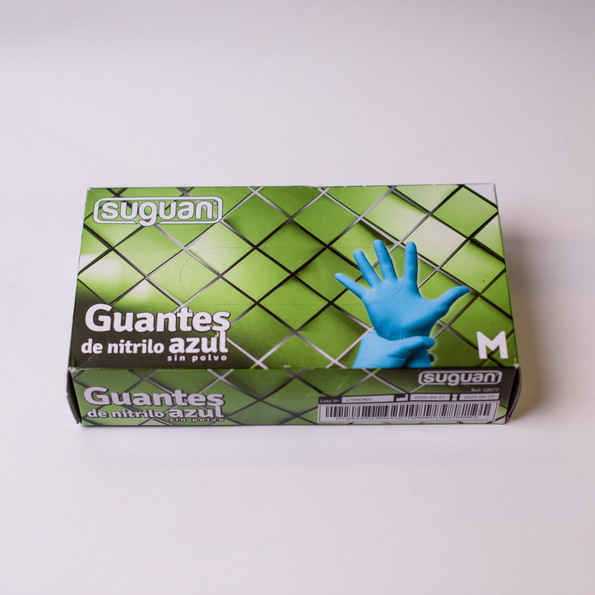 Guantes de Nitrilo Azul Sin Polvo Suguan